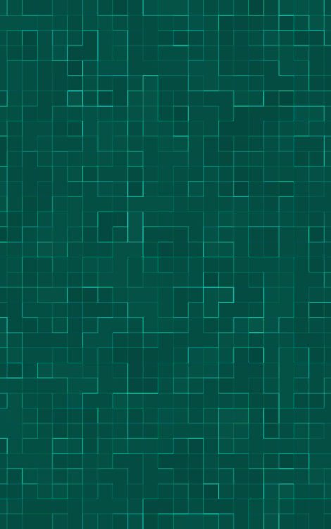Abstract bright green square pixel tile mosaic wall background and texture